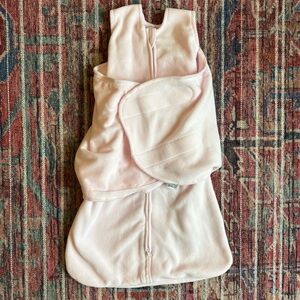 Halo 3-6m Pink Fleece Swaddle Sack